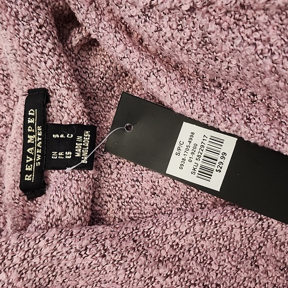 Brand New 2CT BUNDLE REVAMPED OPEN CARDIGAN SWEATERS-XS/S - Picture 6 of 8